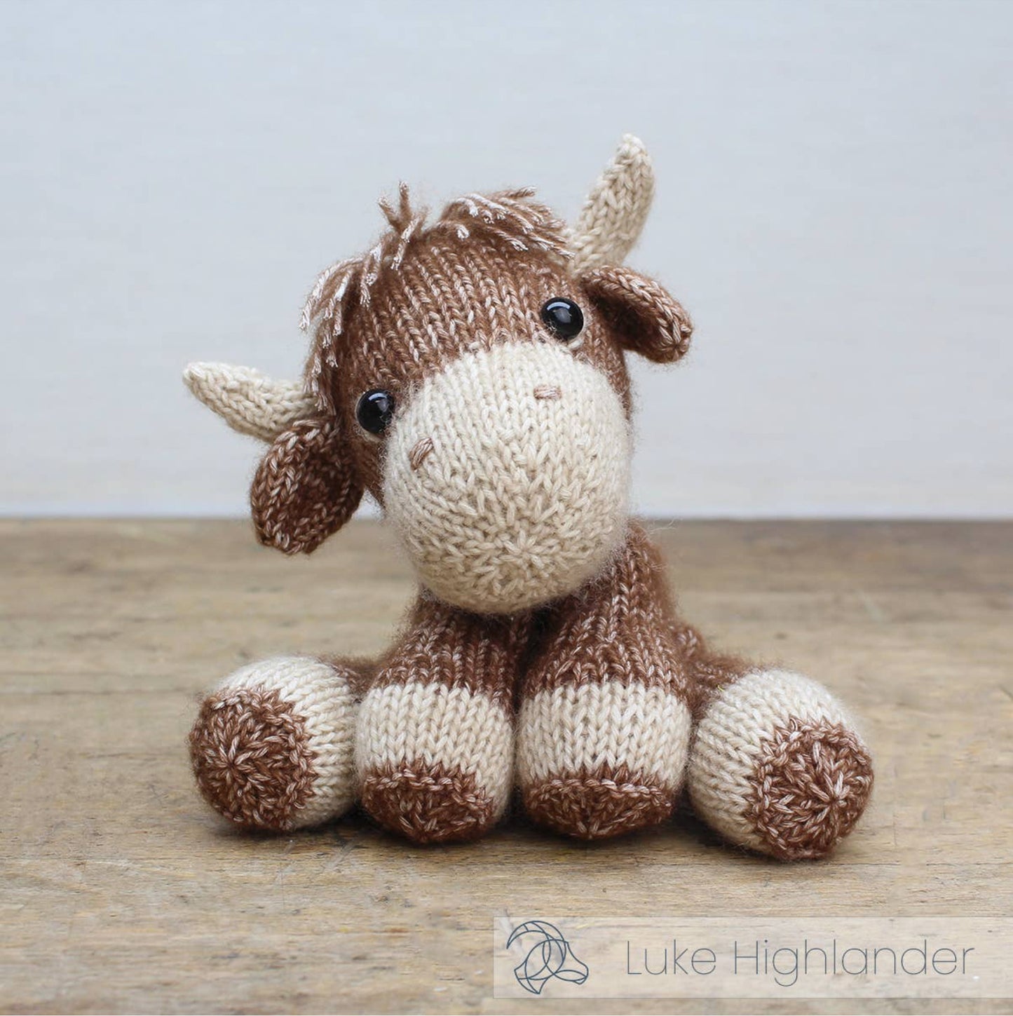 Highlander Cow DIY Knitting Kit