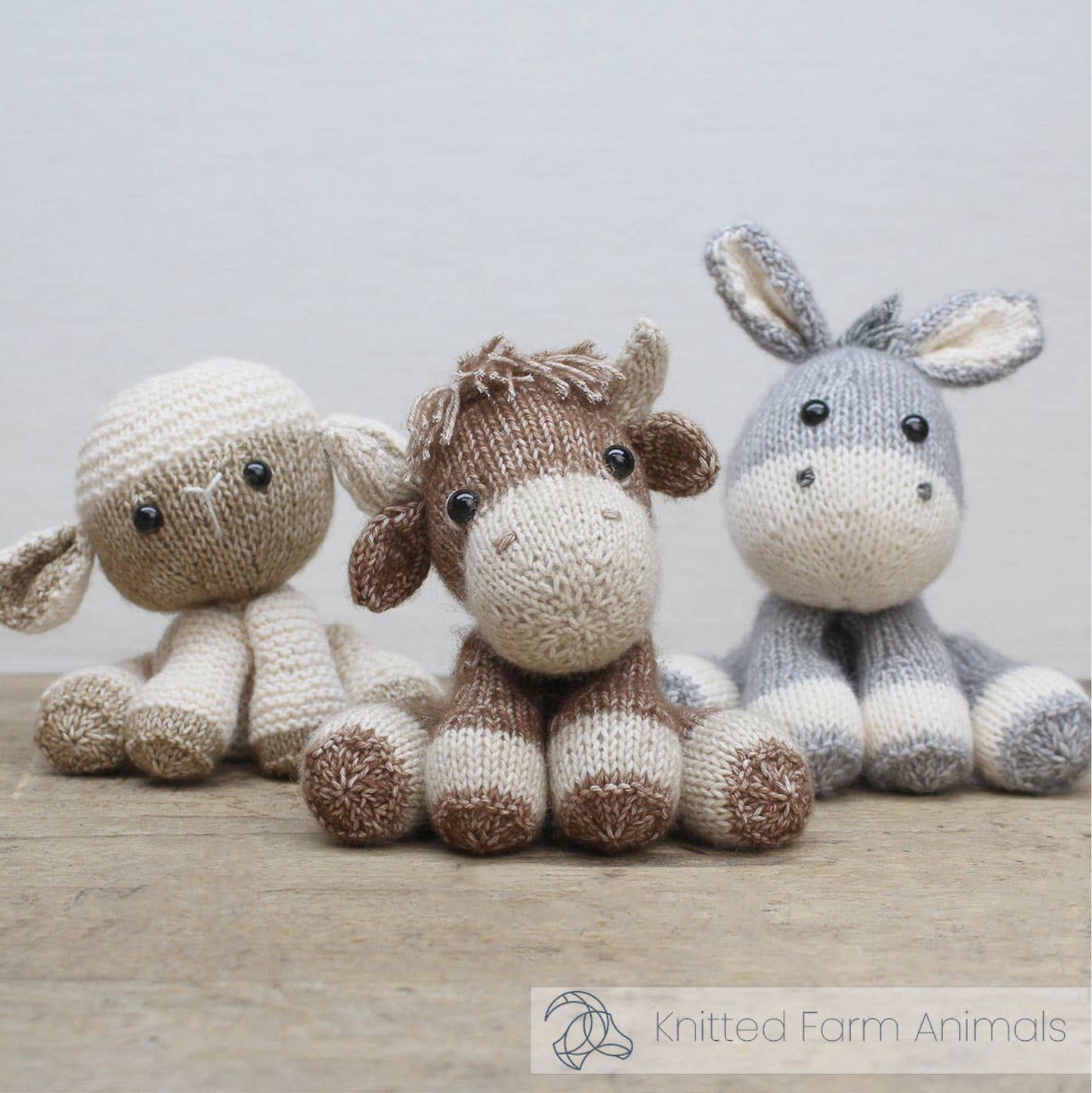 Highlander Cow DIY Knitting Kit
