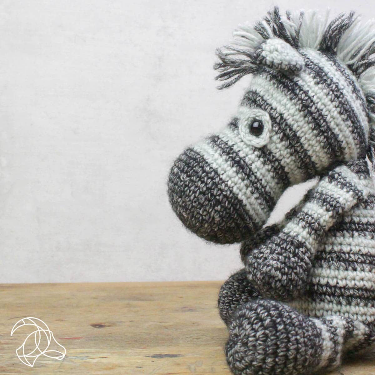 Dirk the Zebra Crochet Kit