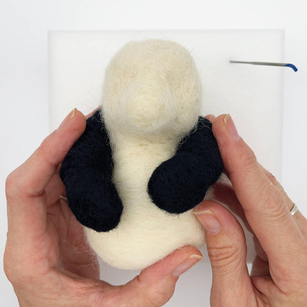 Needle Felting Kit - Panda - make your own giant panda