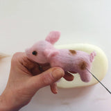 Needle Felting Kit - Piglet