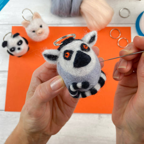 Needle Felting Kit - Mini Pets 2 - Make THREE felt animals.