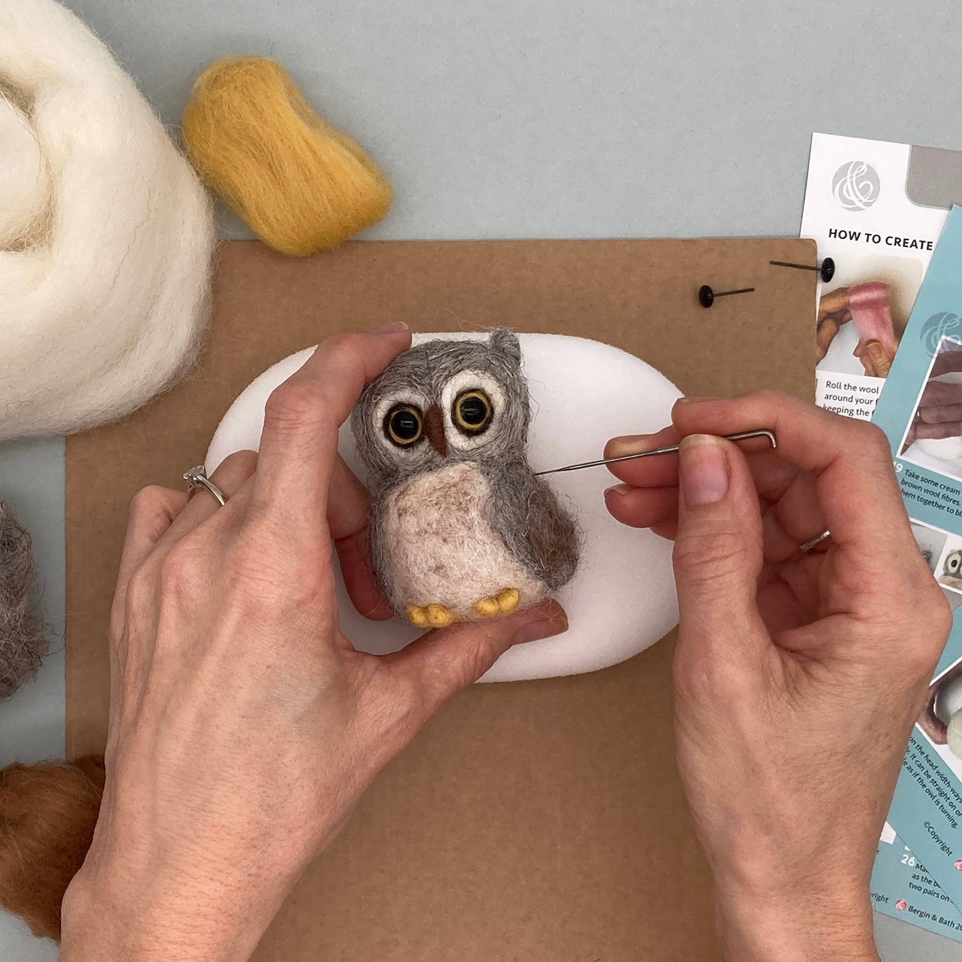 Needle Felting Kit-Owl