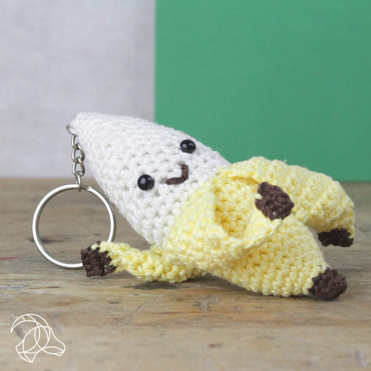Banana Keychain Crochet Kit