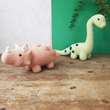 Triceratops Crochet Kit