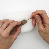 Needle Felting Kit - Teddy Bear. Beginners felt kit.