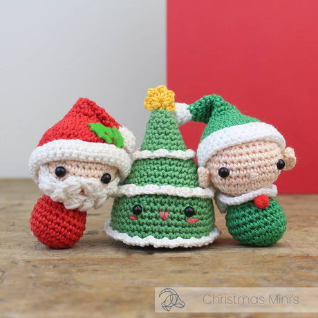 Mini Christmas Tree Crochet Kit