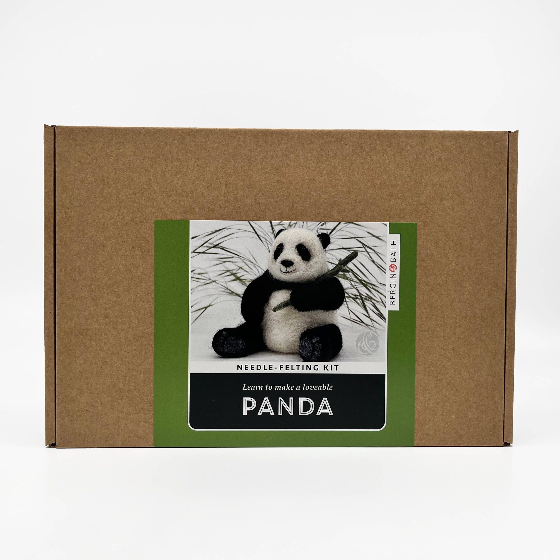 Needle Felting Kit - Panda - make your own giant panda