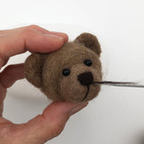 Needle Felting Kit - Teddy Bear. Beginners felt kit.
