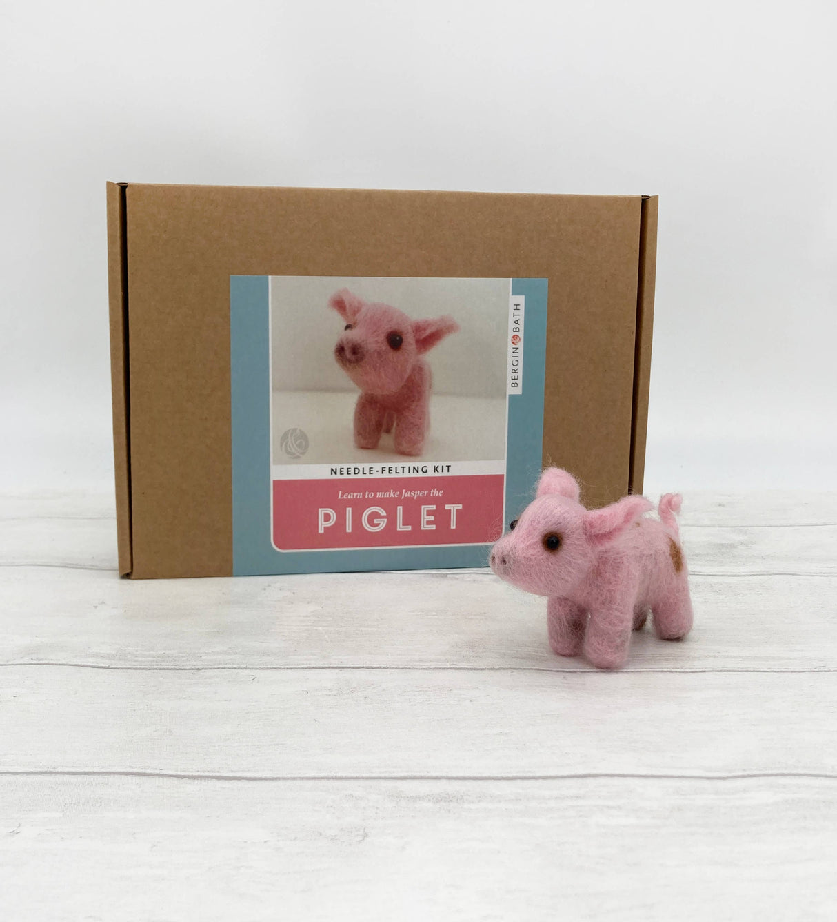 Needle Felting Kit - Piglet